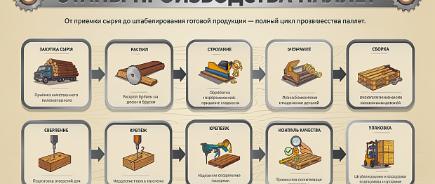 Сосна, гвоздь и стандарт: как рождается деревянный поддон